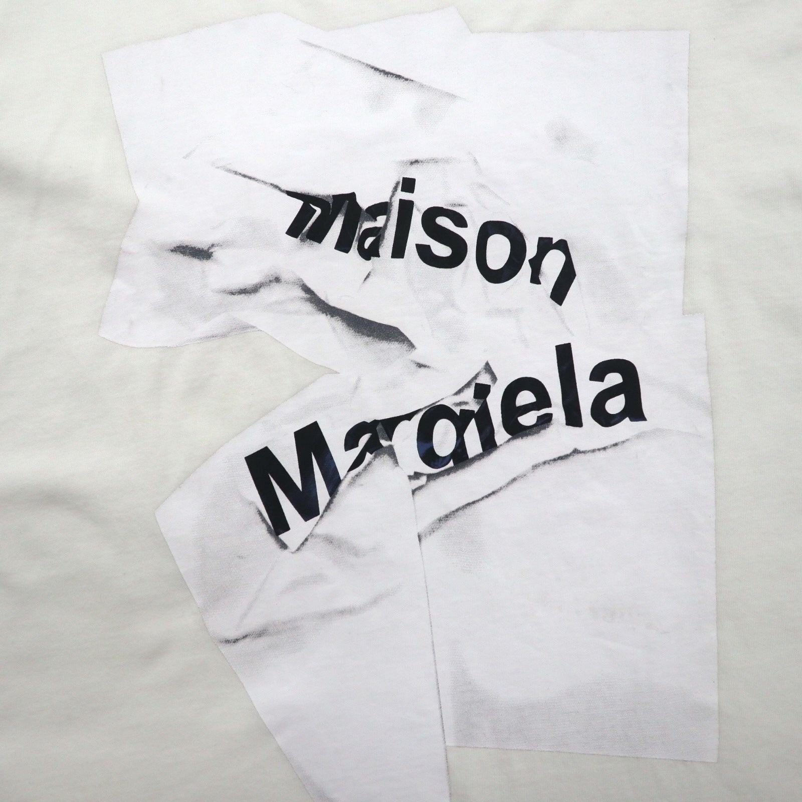 Maison Margiela Linea 1 T-shirt con stampa grafica XL bianco cotone made in Italy