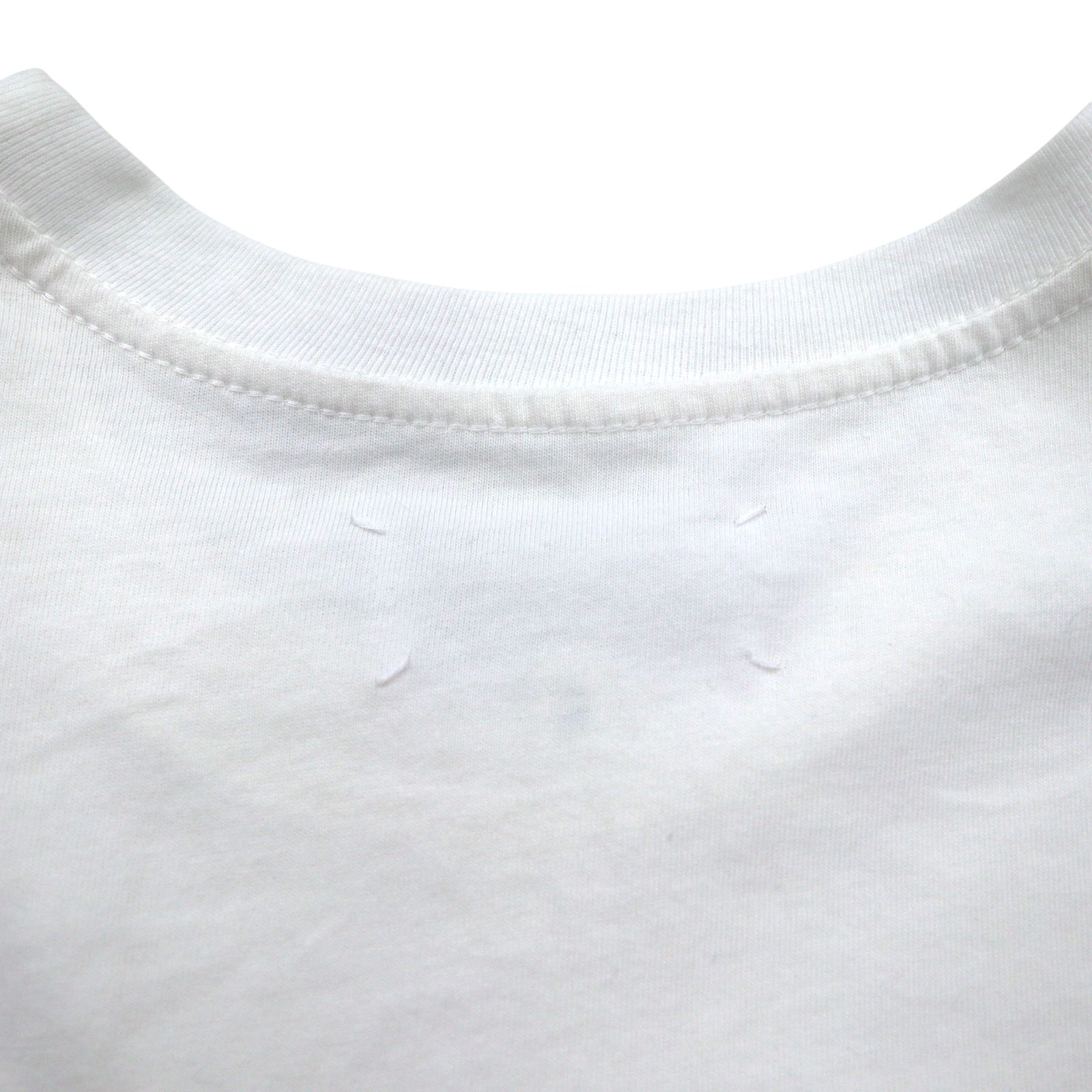 Maison Margiela Linea 1 T-shirt con stampa grafica XL bianco cotone made in Italy