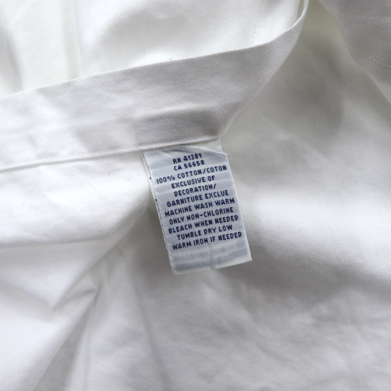 RALPH LAUREN Camicia button-down in oxford, taglia XL, colore bianco, cotone, piccolo ricamo con pony, made in Sri Lanka