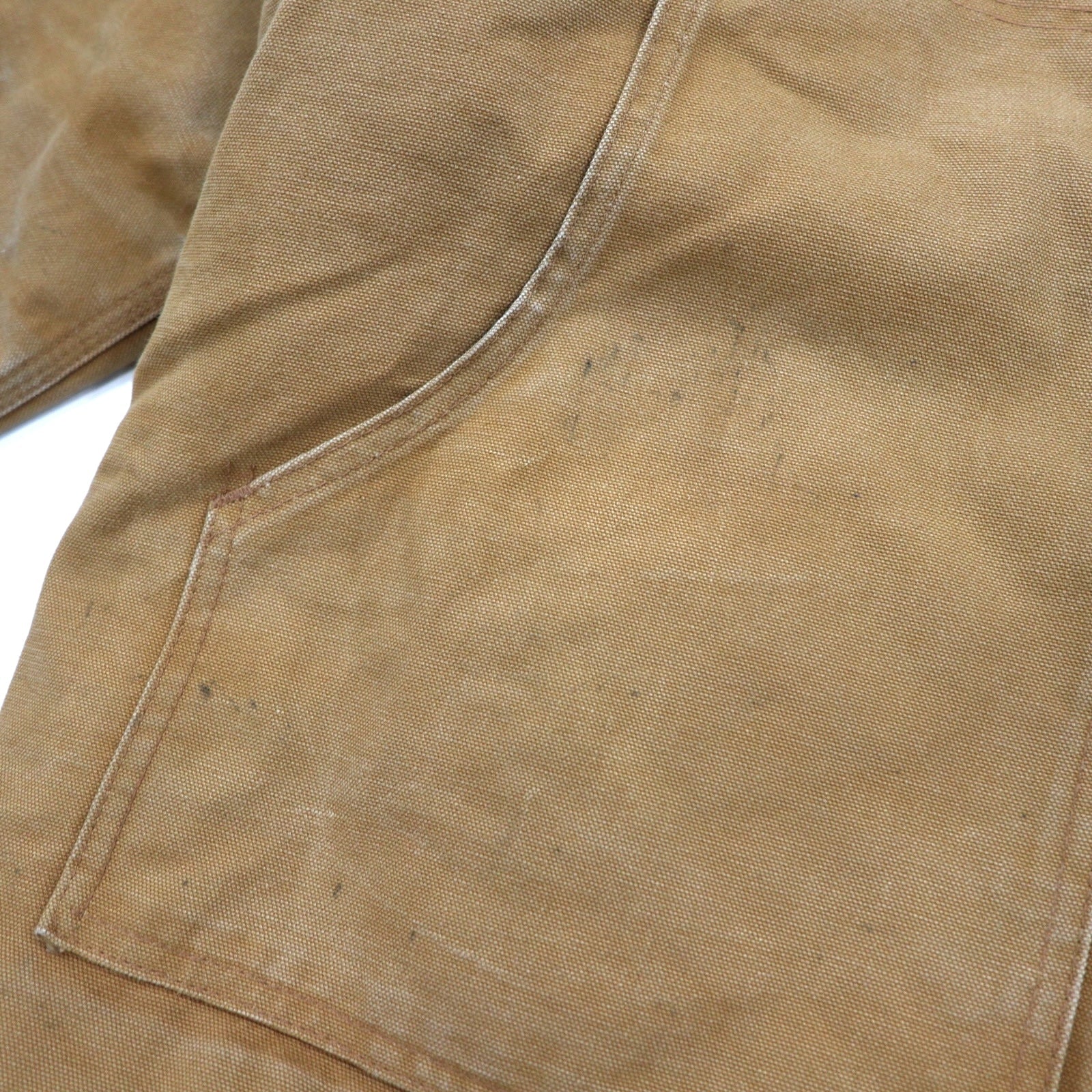 Carhartt USA Giacca tradizionale in tela di cotone, taglia 46 TALL, colore beige, colletto in velluto a coste, fodera trapuntata, imbottitura termica Arctic Traditional Coat C03