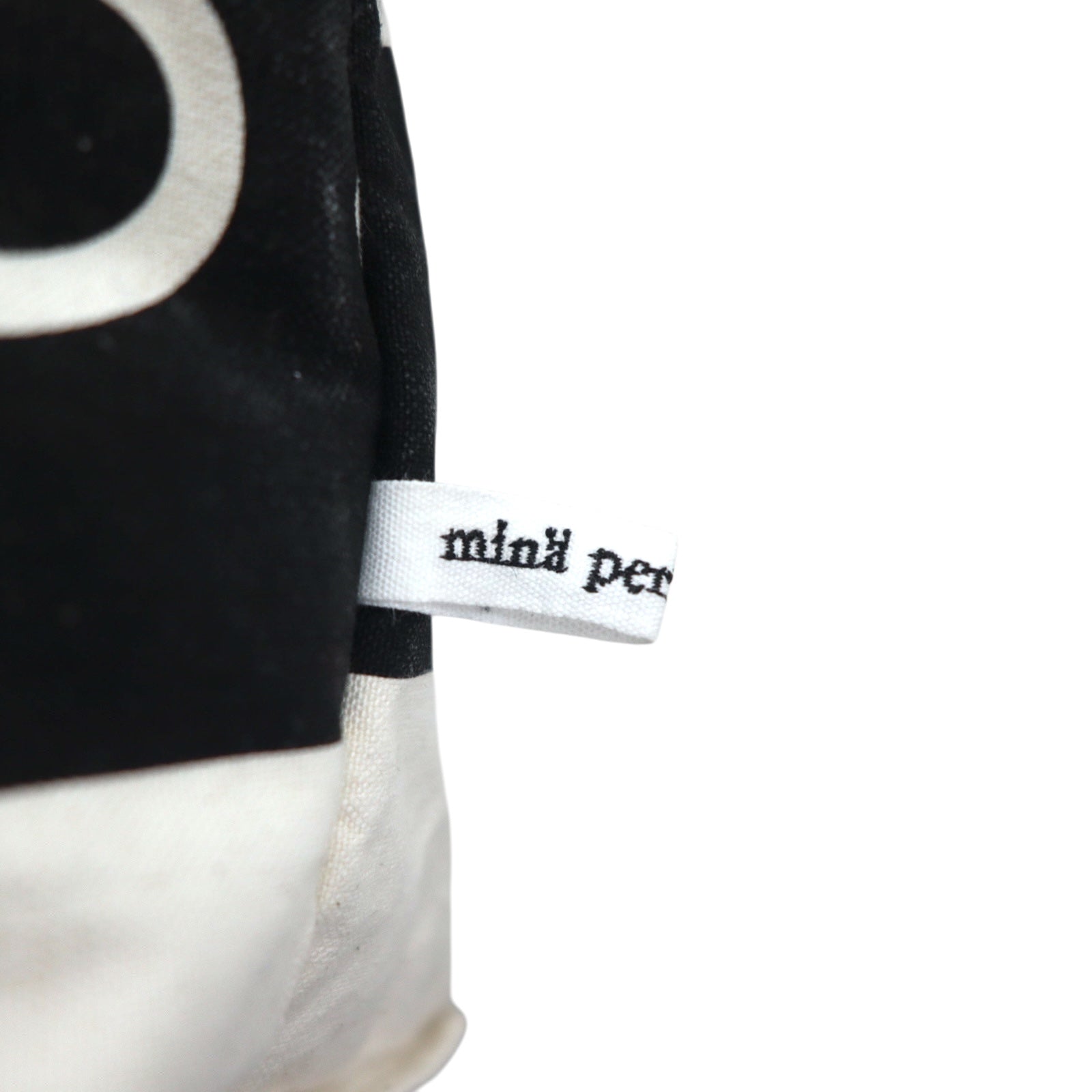 mina perhonen Minagawa Akira Mostra tsuzuku in edizione limitata Borsa tote bianca nera