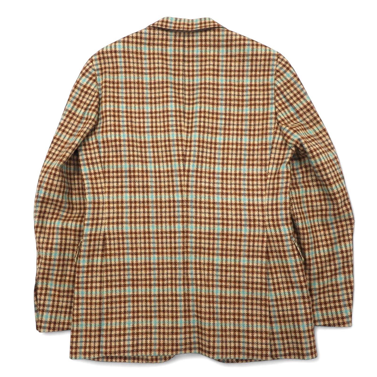 Paul Smith ツイード 2B テーラードジャケット M ベージュ ガンクラブチェック ウール 日本製
