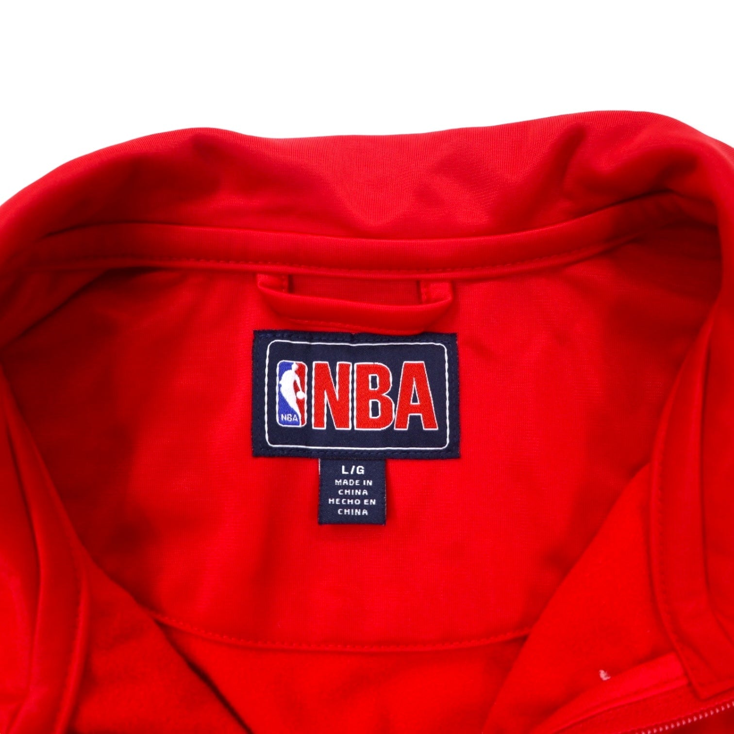 Giacca sportiva NBA tuta L rosso poliestere ROCKETS