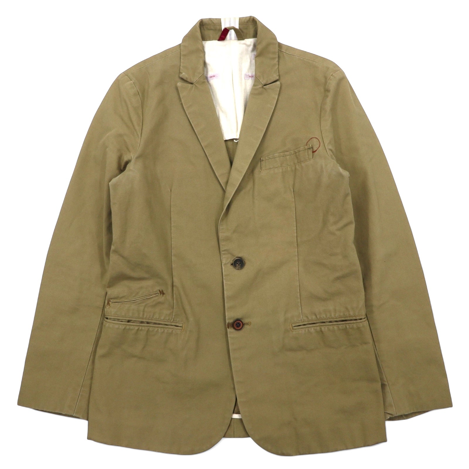Paul Smith RED EAR Giacca sartoriale 2 bottoni M Beige Cotone Made in Japan