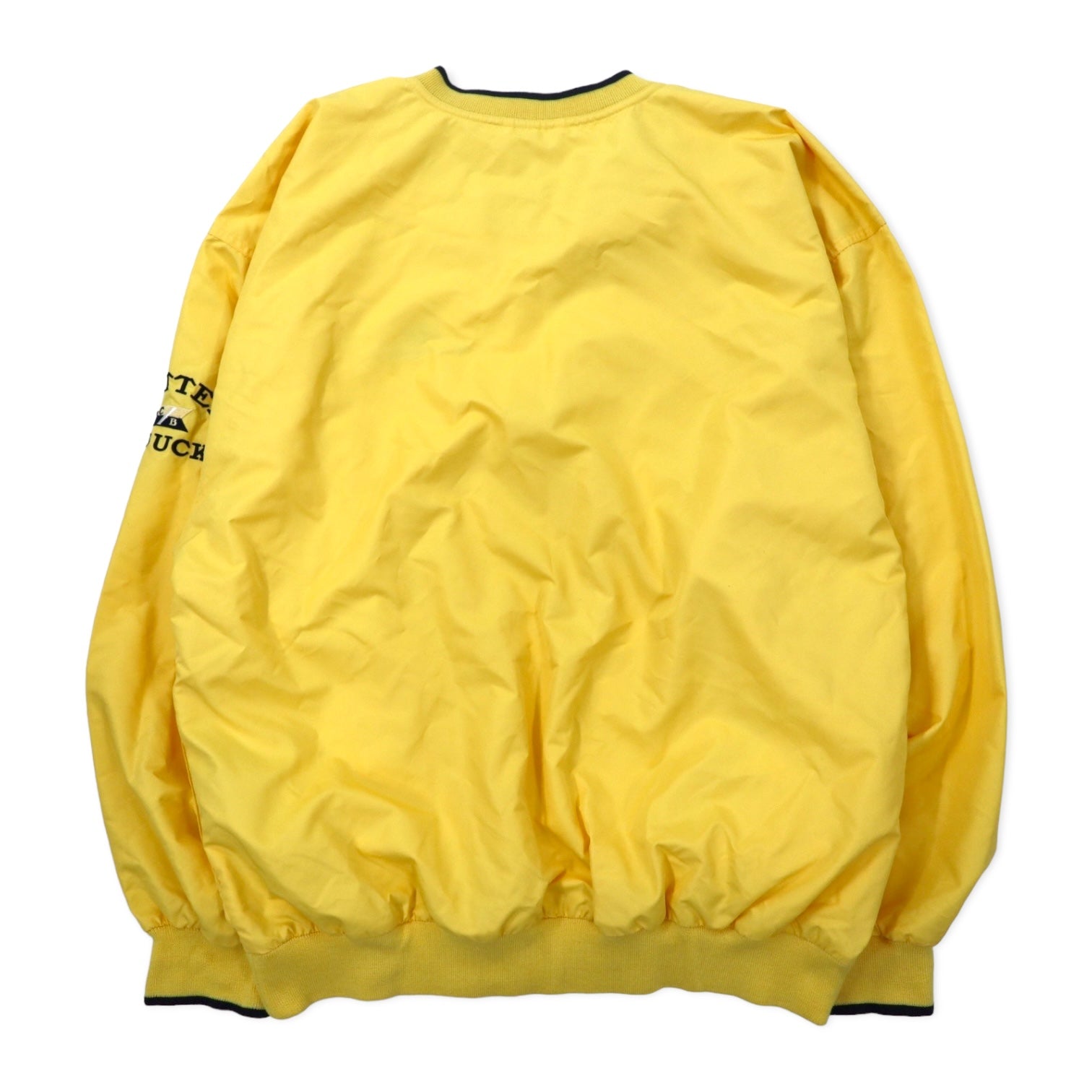 CUTTER & BUCK Giacca a vento pullover, taglia L, colore giallo, in poliestere CLIMA GUARD, impermeabile, traspirante, aziendale americana, con ricamo, articolo nuovo non utilizzato.