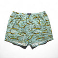 Patagonia anni 2000 USA Capilene Boxer Pantaloncini taglia L fantasia blu pesce 45111
