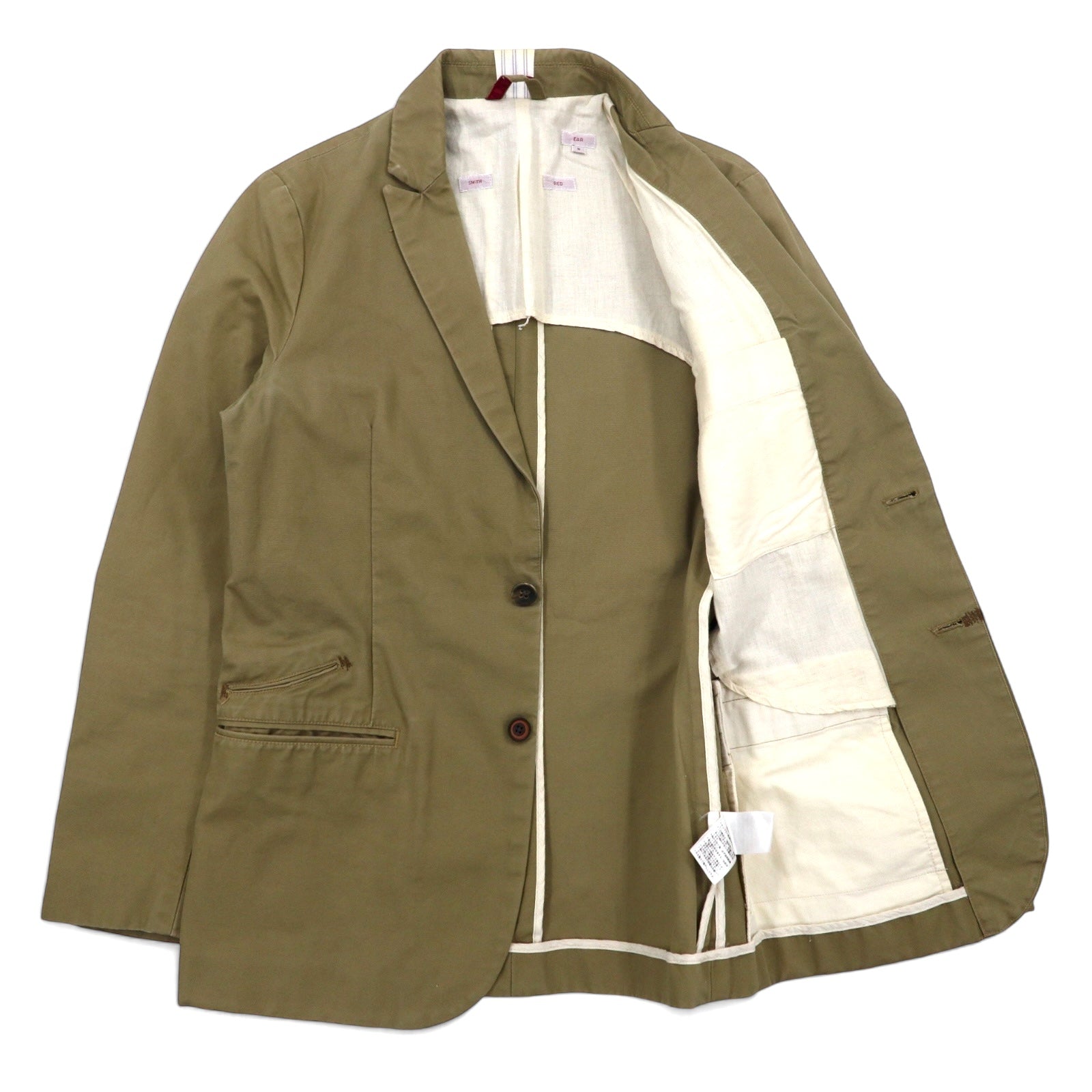 Paul Smith RED EAR Giacca sartoriale 2 bottoni M Beige Cotone Made in Japan