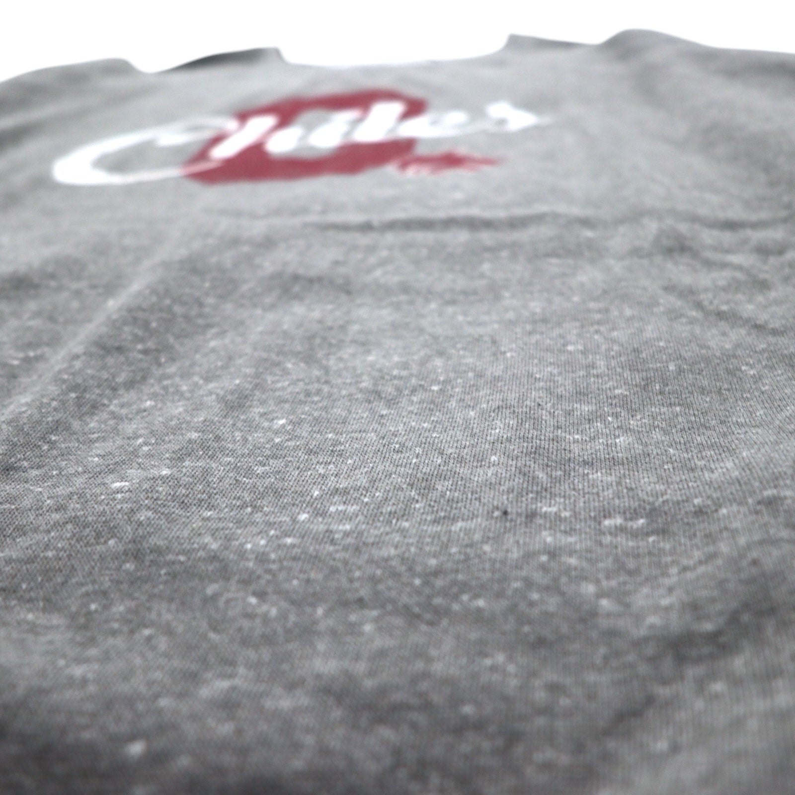 Chiles Felpa College Stampa Oversize XL Grigio Cotone Interno Felpato Football