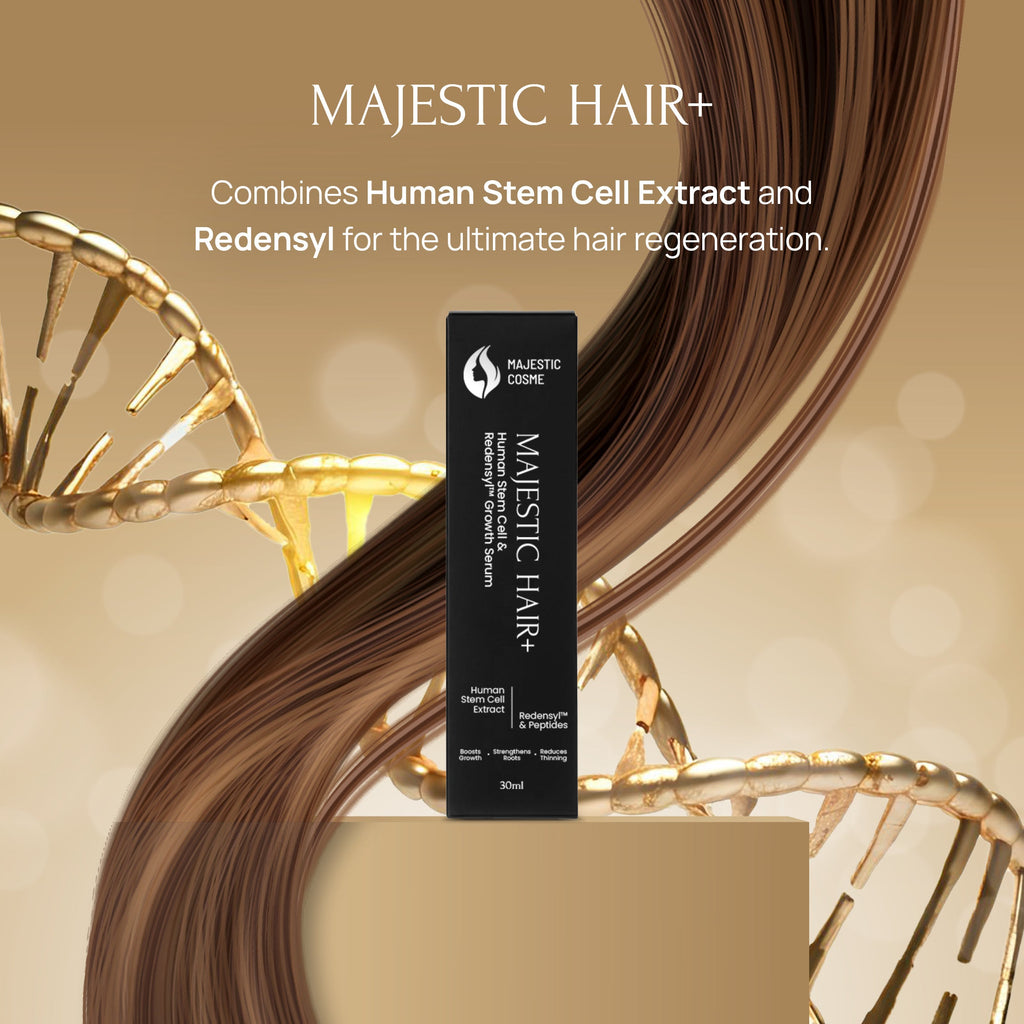 Siero per la ricrescita dei capelli con cellule staminali Majestic Hair+