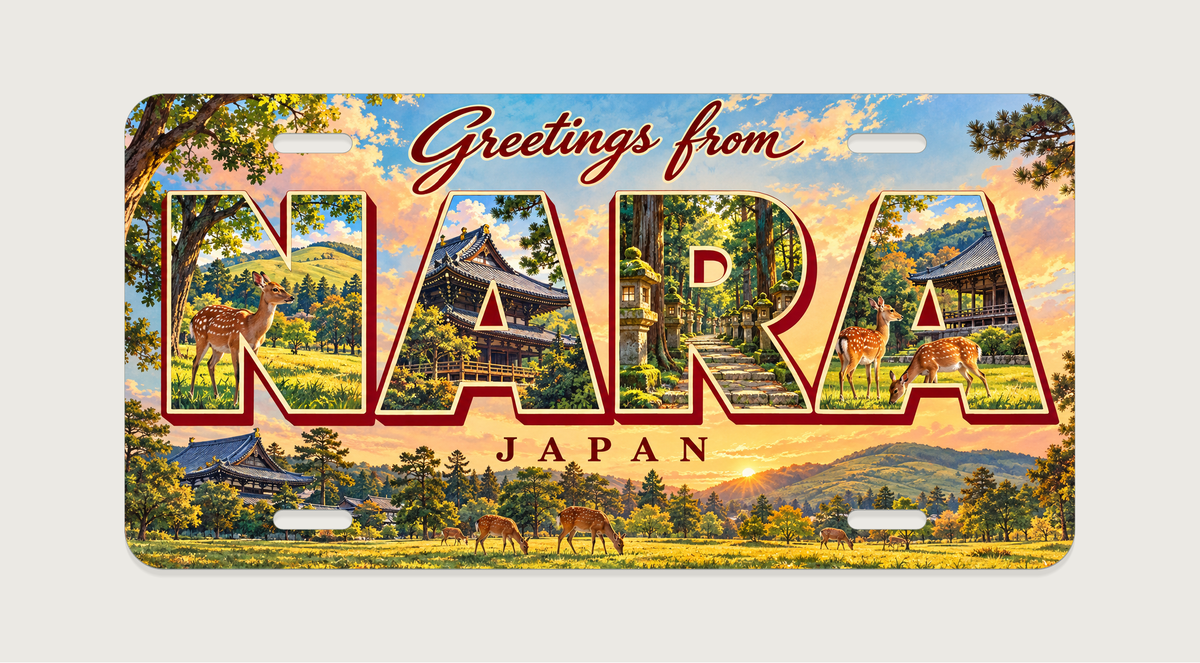 ご当地プレートシリーズ 奈良 NARA