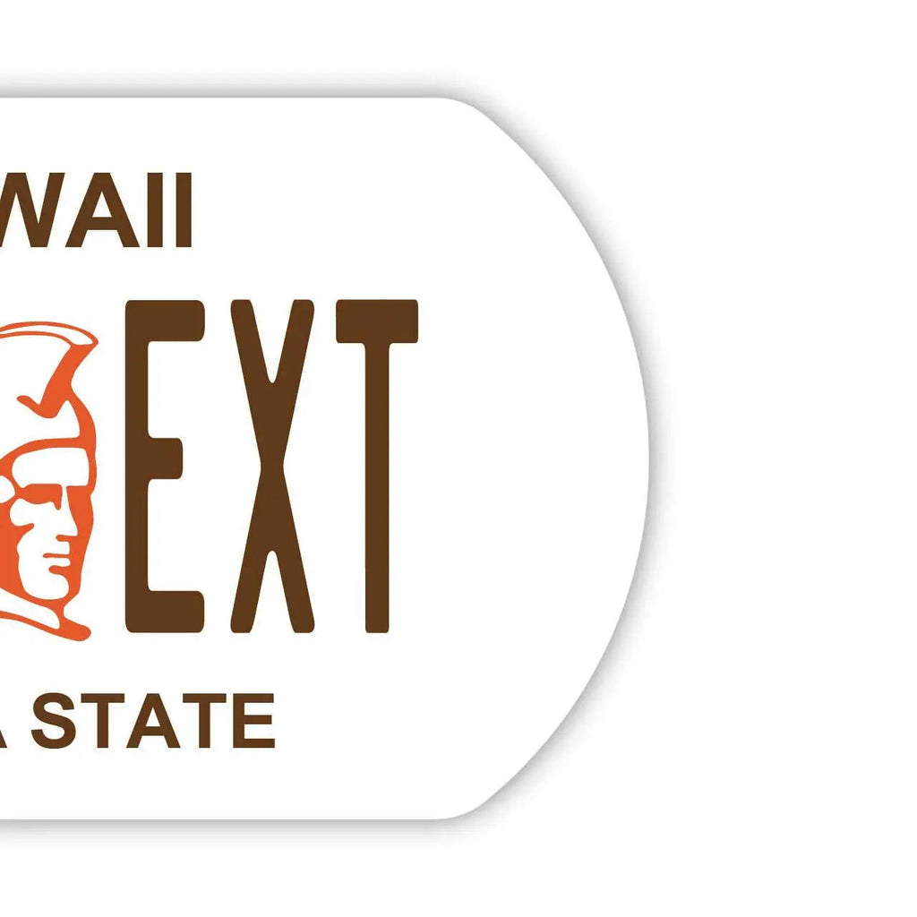 【Medaglietta identificativa per cani/Dog tag】Hawaiana con Re Kamehameha/Portachiavi personalizzato a forma di targa americana