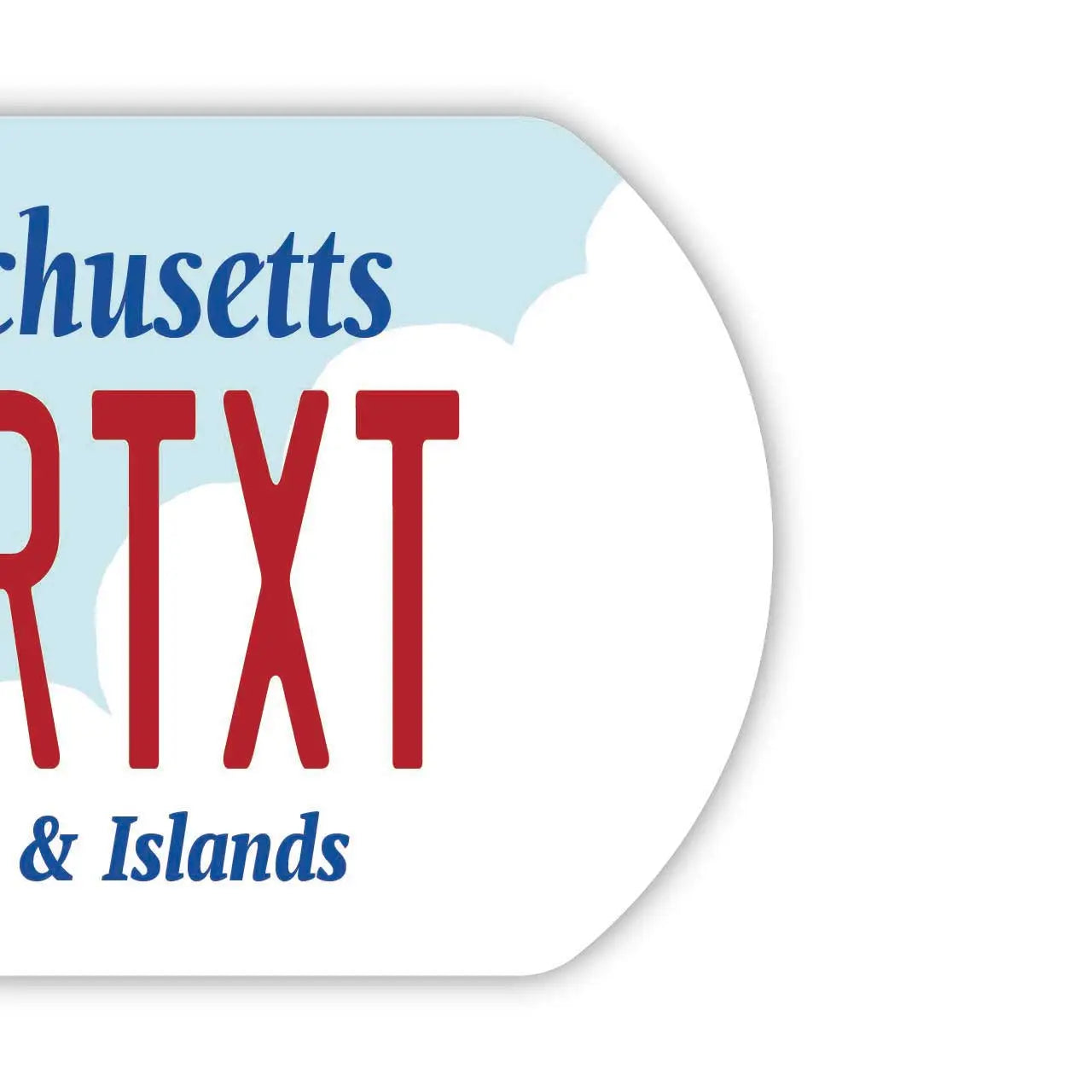 【Medaglietta identificativa per cani/Dog tag】Massachusetts Cape Cod/Portachiavi personalizzato a forma di targa automobilistica americana