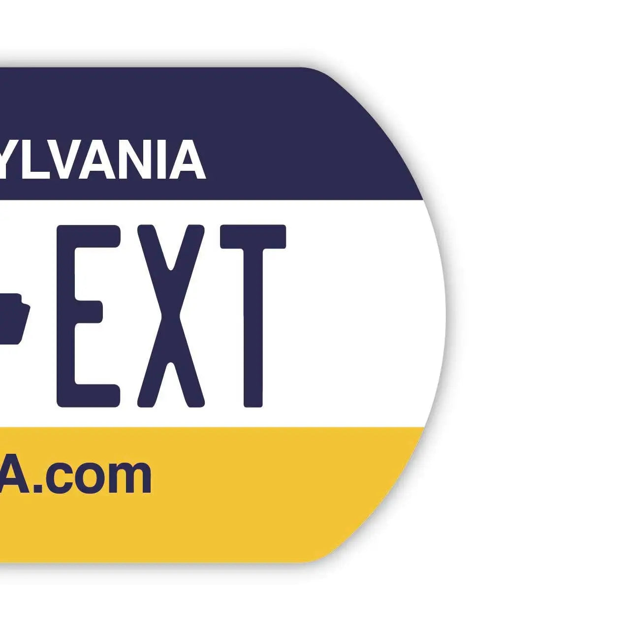 【Medaglietta identificativa per cani】Pennsylvania/Targhetta originale personalizzata a forma di targa americana