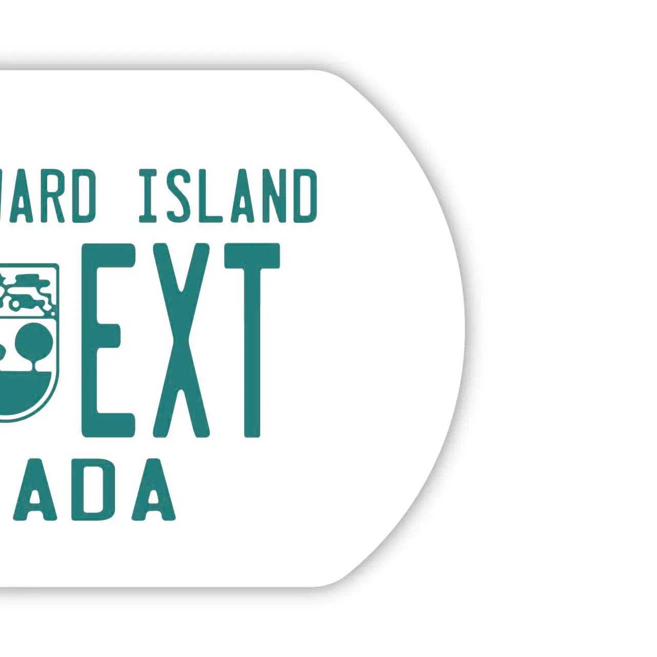【Medaglietta identificativa per cani/Dog tag】Isola del Principe Edoardo/Portachiavi personalizzato a forma di targa canadese con nome