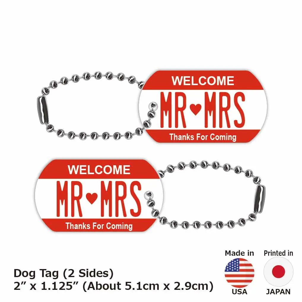 【Medaglietta identificativa per cani - Targhetta identificativa】Colore: Rosso / Portachiavi personalizzato a forma di targa americana