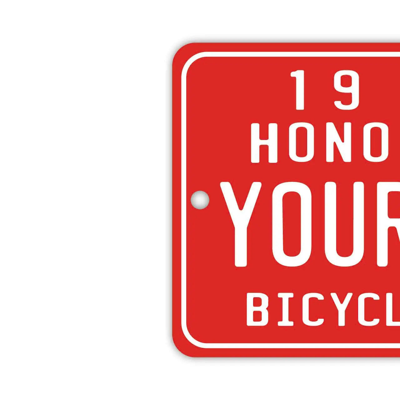 [Etichetta specchietto] Etichetta per bicicletta Hawaii - rossa / Deodorante per auto originale a forma di targa americana