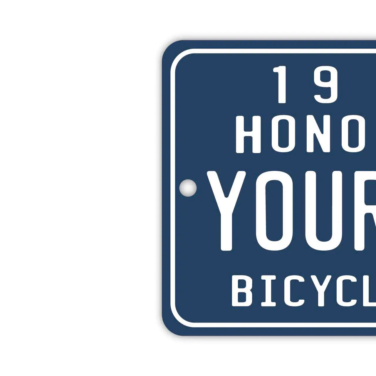 [Mirror Tag] Etichetta per bicicletta Hawaiana - Blu / Deodorante per auto originale a forma di targa americana