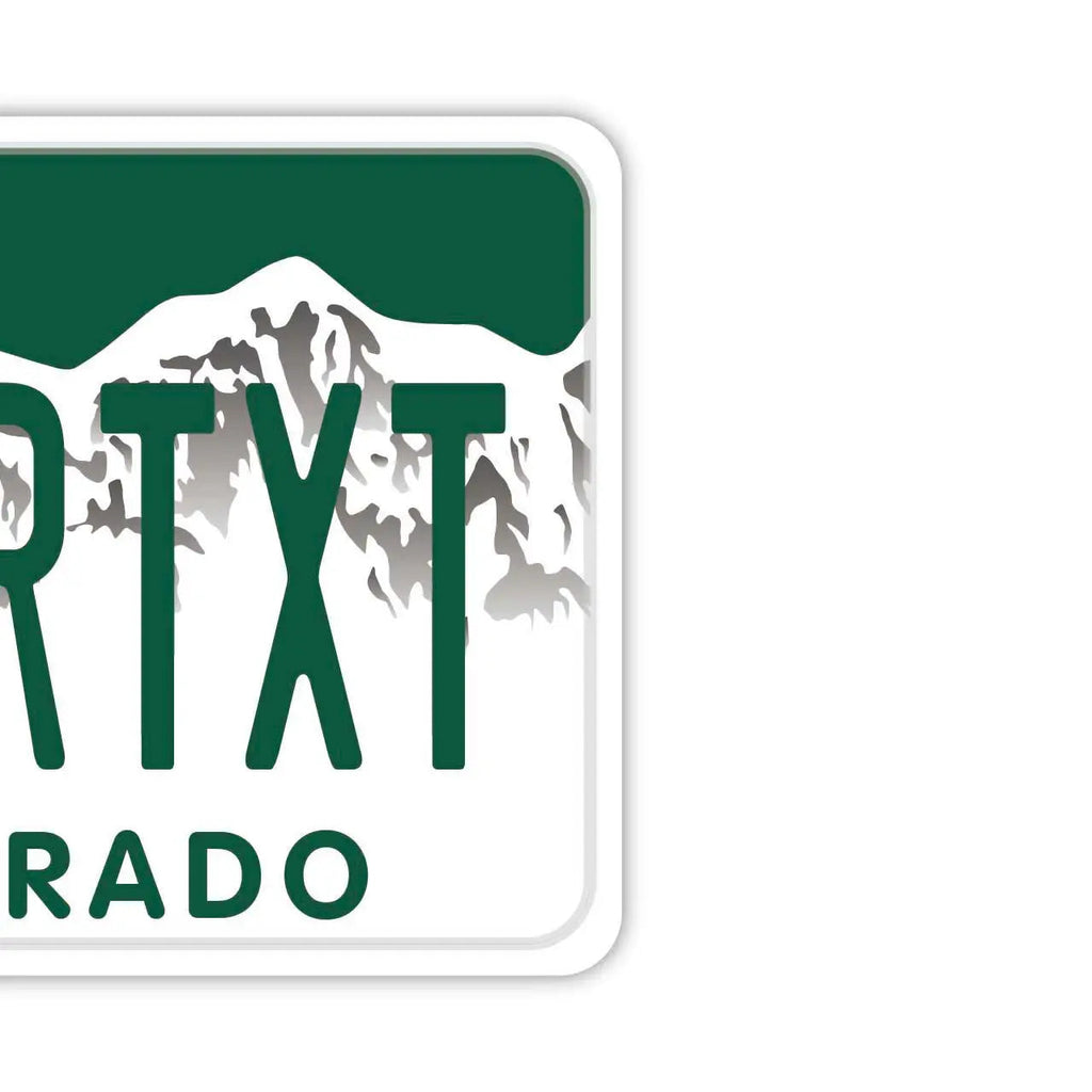 【Mirror Tag】Colorado/Deodorante per auto originale a forma di targa americana