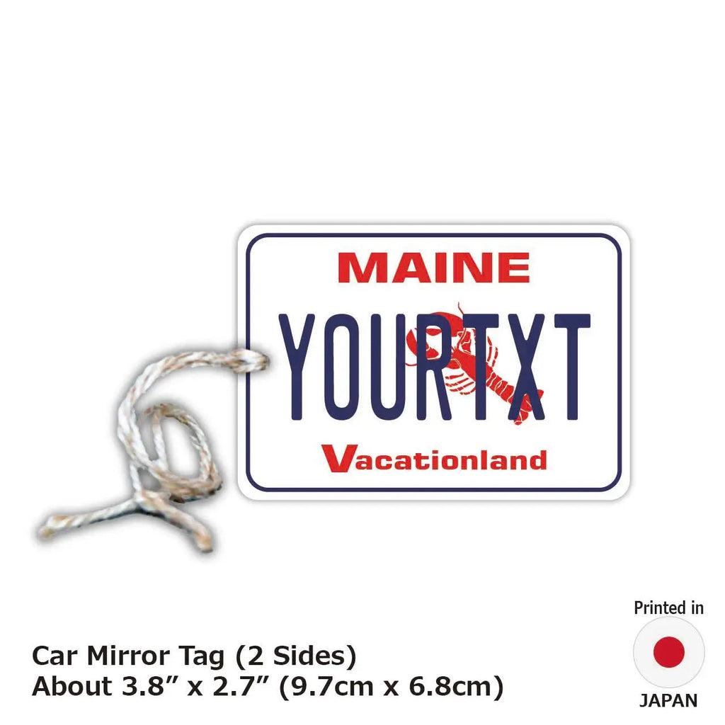 【Mirror Tag】Principale/Deodorante per ambienti a forma di targa americana originale