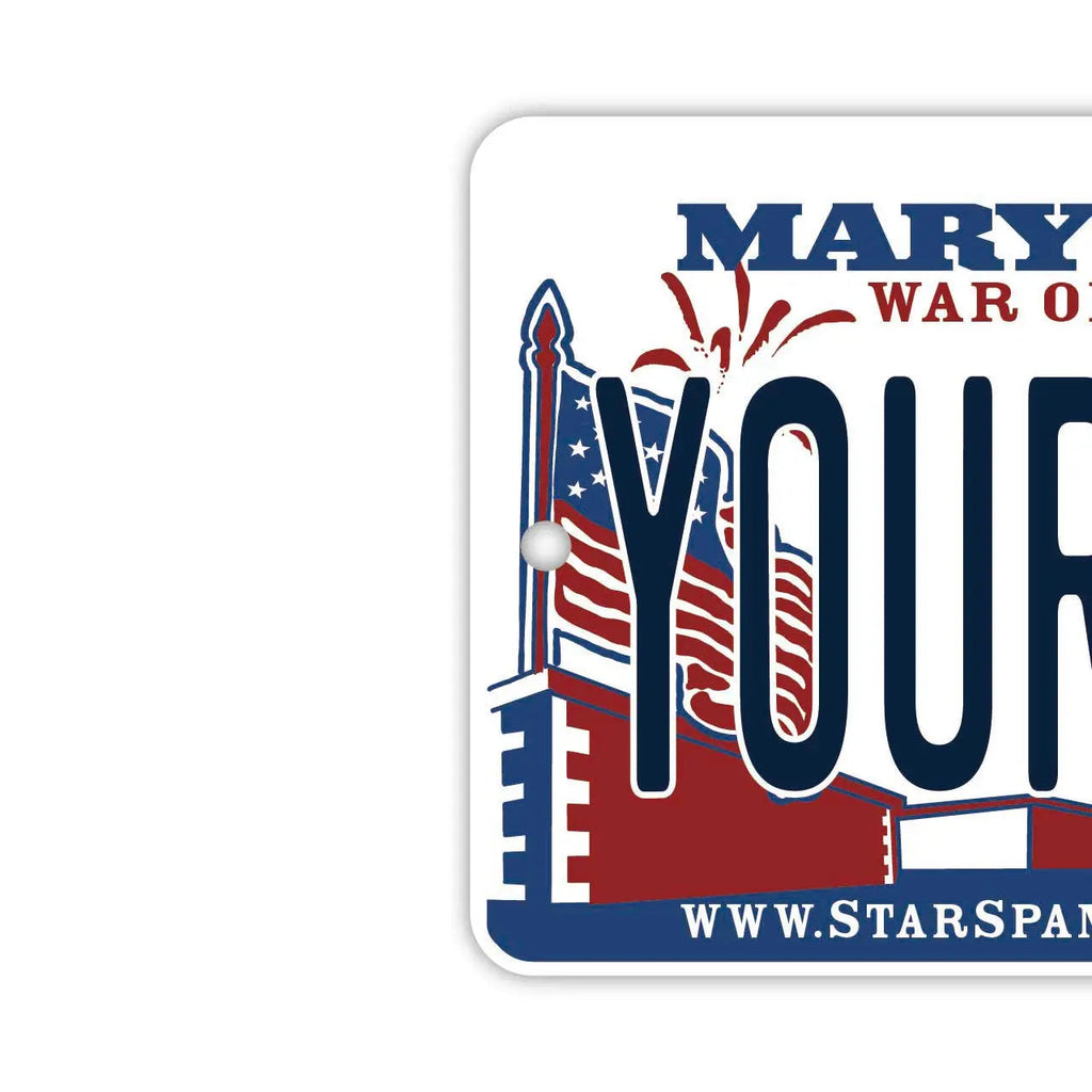 【Etichetta a specchio】Maryland/Profumatore per auto a forma di targa americana originale