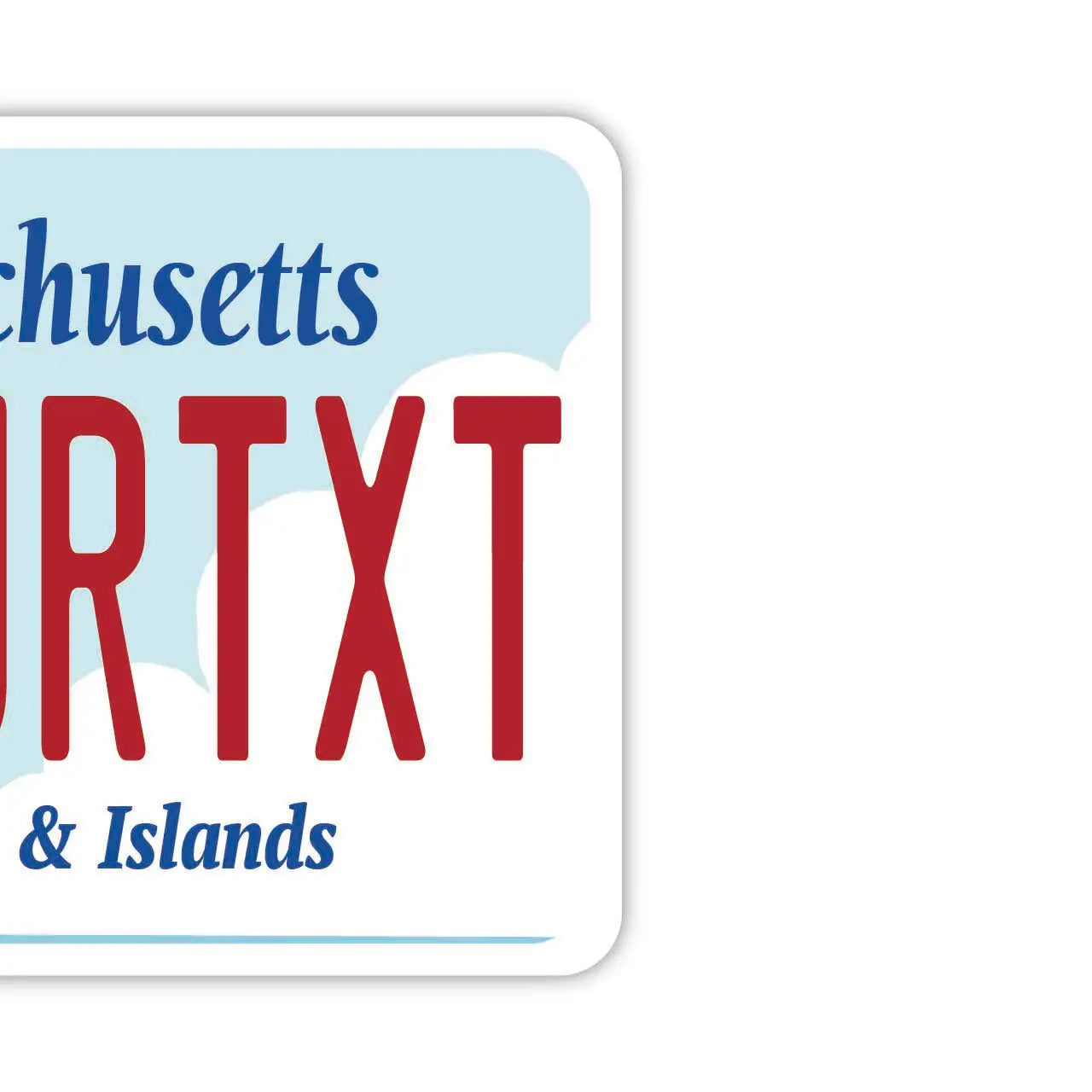 【Mirror Tag】Massachusetts Cape Cod / Deodorante per ambienti originale a forma di targa americana