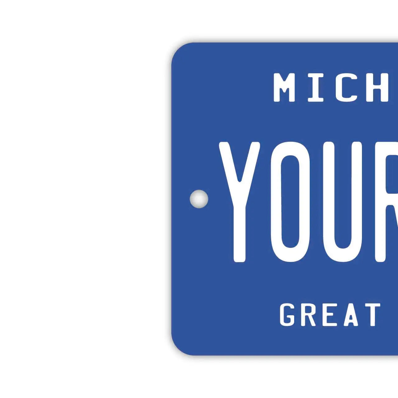 【Mirror Tag】Michigan/Deodorante per auto a forma di targa americana originale