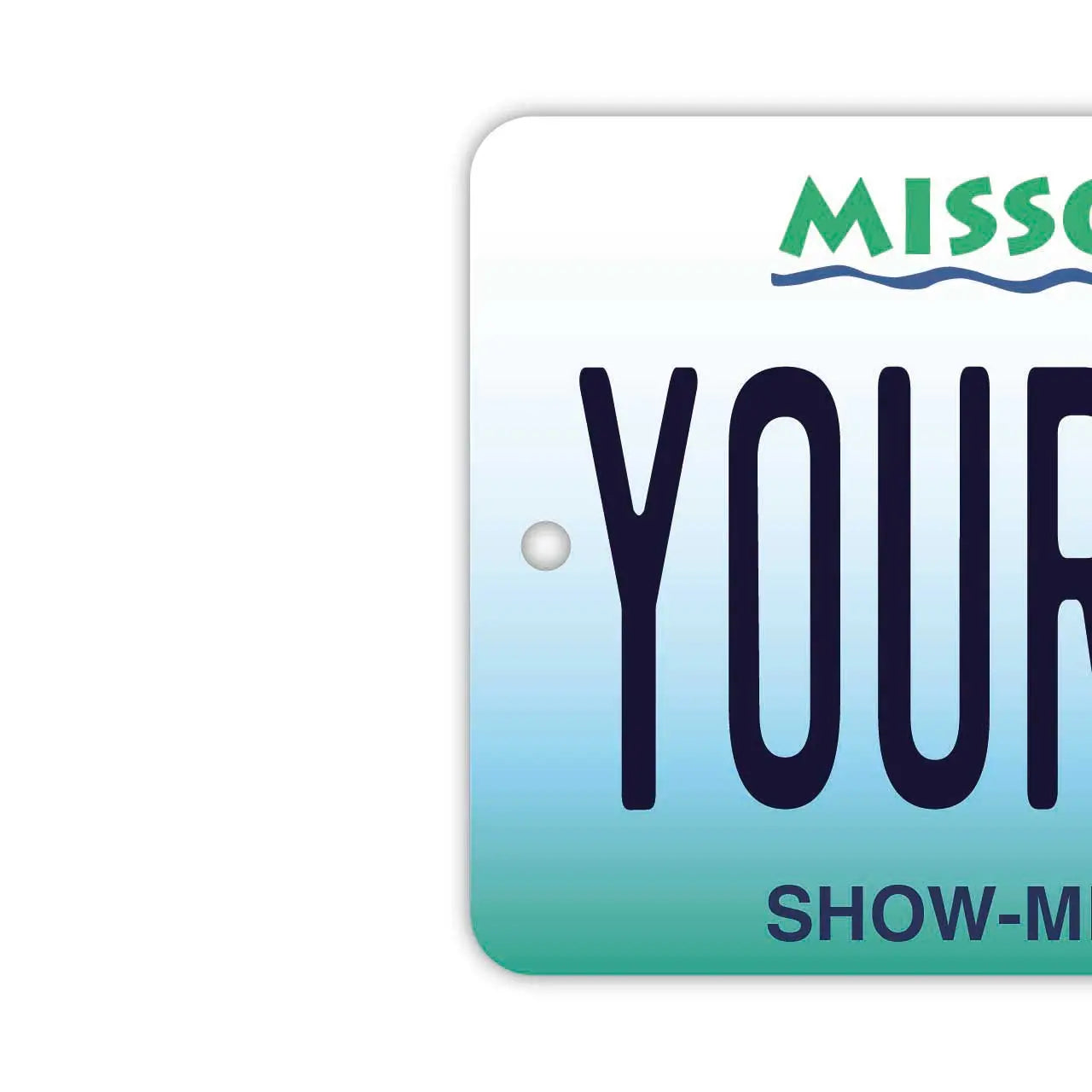 【Mirror Tag】Missouri / Deodorante per auto a forma di targa americana originale