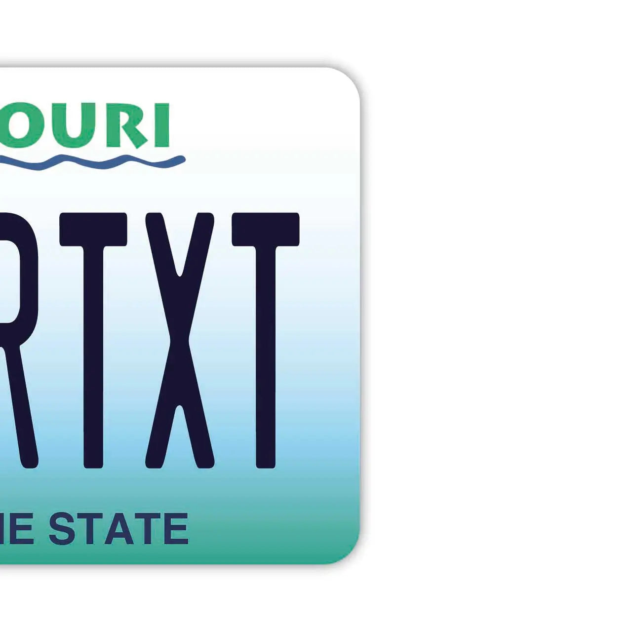 【Mirror Tag】Missouri / Deodorante per auto a forma di targa americana originale