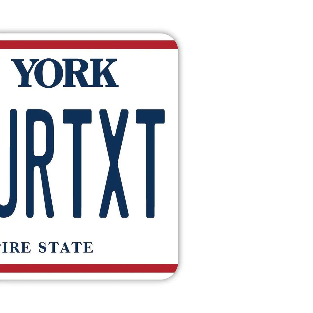 【MIRROR TAG】New York/Deodorante per auto a forma di targa americana originale