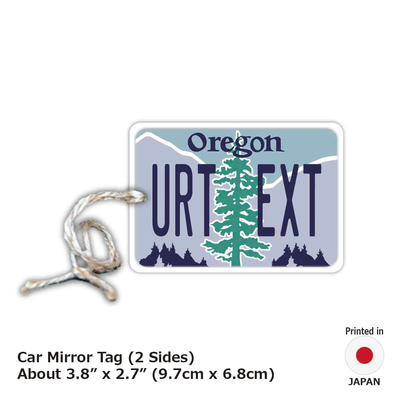 [Mirror Tag] Oregon/Deodorante per auto originale a forma di targa americana