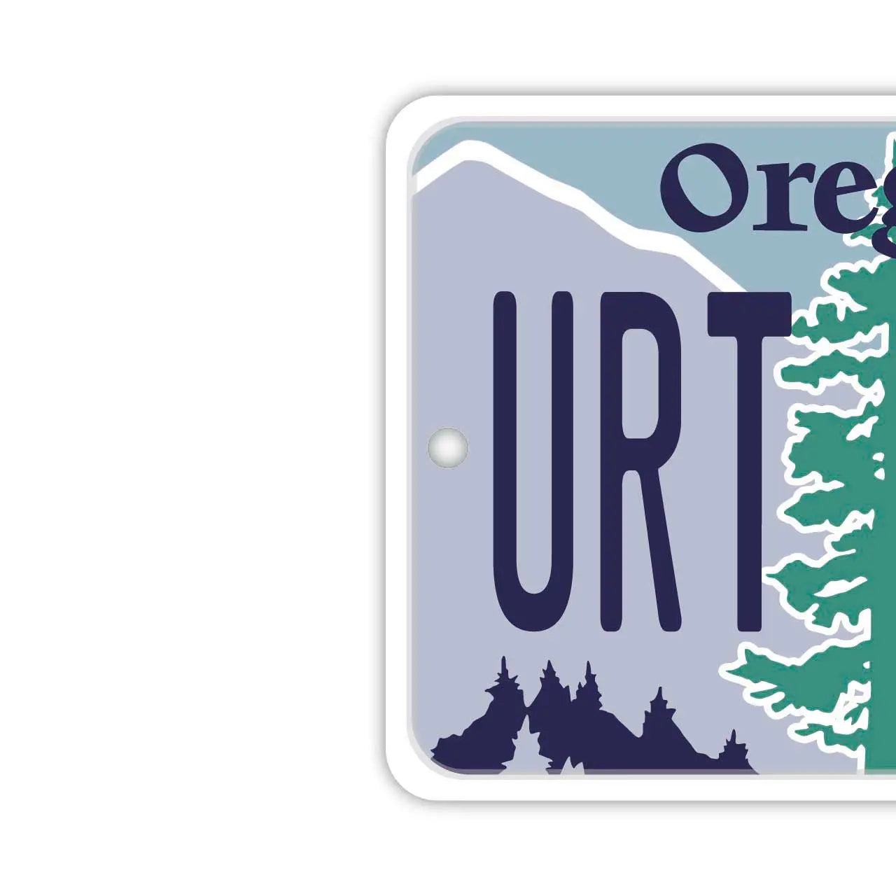 [Mirror Tag] Oregon/Deodorante per auto originale a forma di targa americana