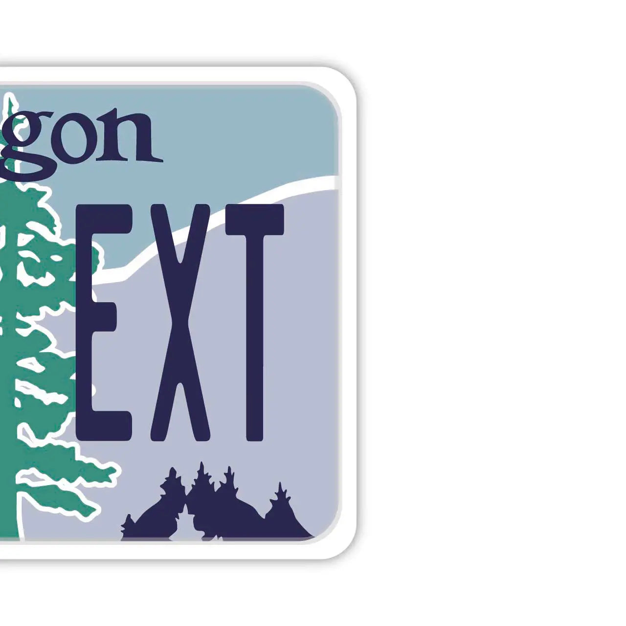 [Mirror Tag] Oregon/Deodorante per auto originale a forma di targa americana