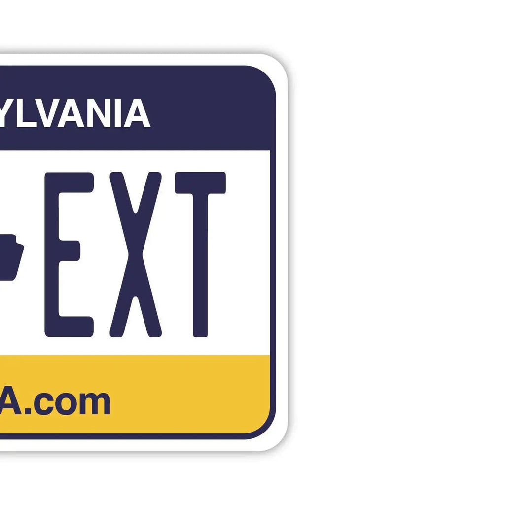 【Mirror Tag】Pennsylvania/Deodorante per auto a forma di targa americana originale