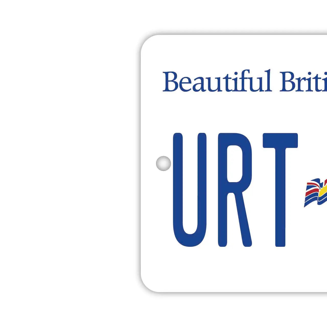 【Mirror Tag】Columbia Britannica/Deodorante per auto a forma di targa americana originale
