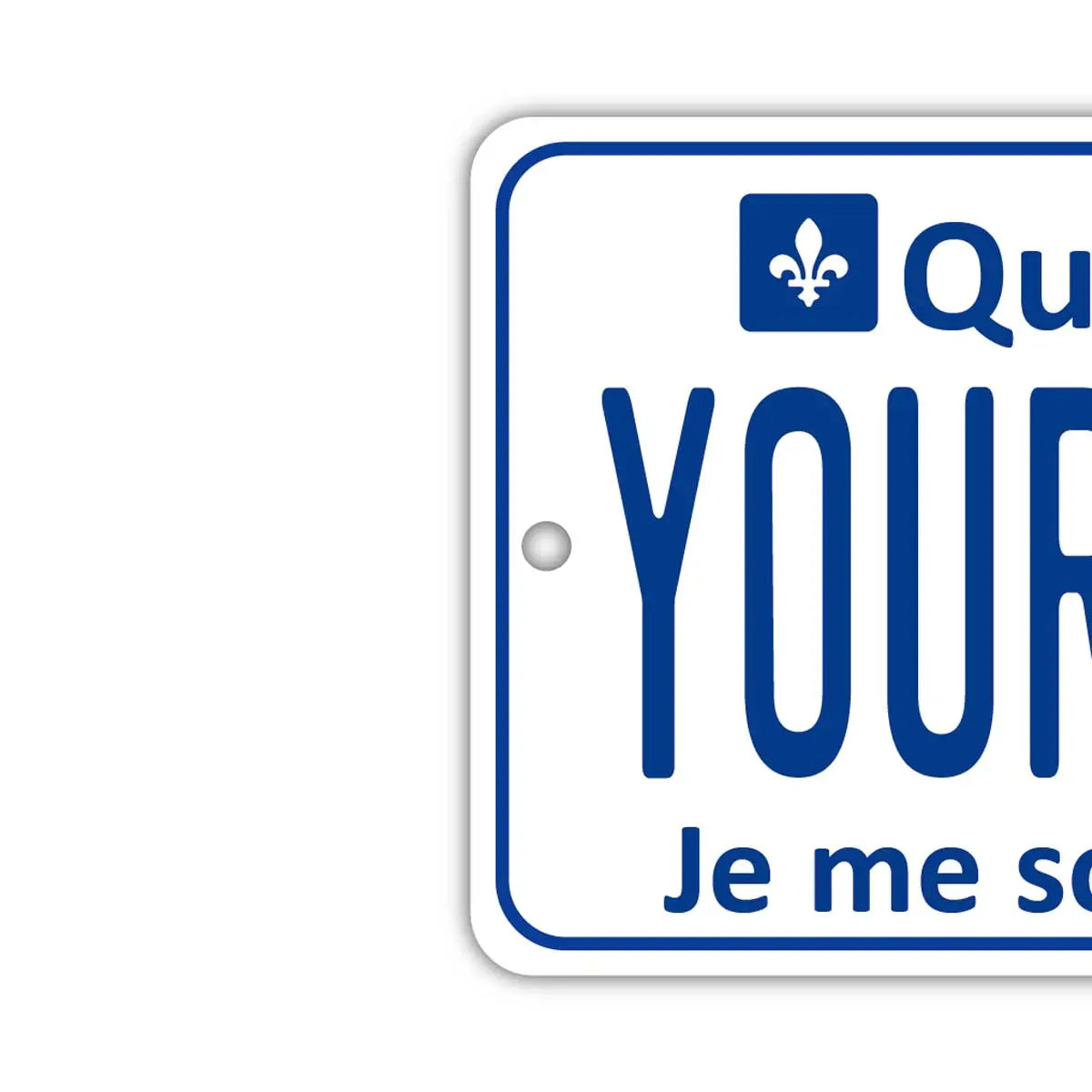 [Etichetta specchietto] Québec/Deodorante per ambienti originale a forma di targa americana