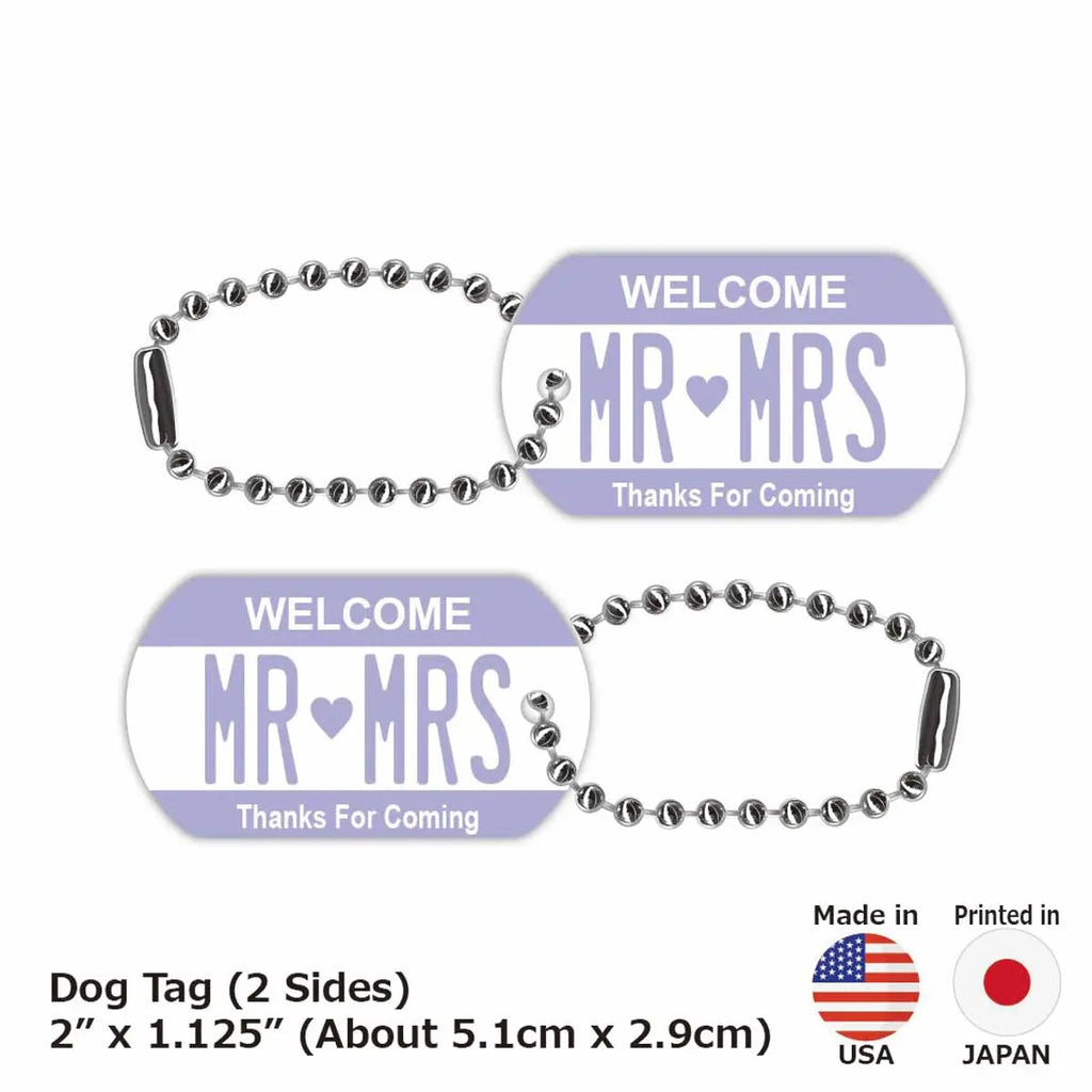 【Medaglietta identificativa per cani - Targhetta】Colore: Viola / Portachiavi personalizzato a forma di targa automobilistica americana