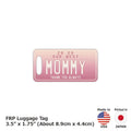 【Etichetta per bagaglio】Festa della mamma - Gradiente / A forma di targa americana personalizzata - Elegante - Targhetta identificativa per bagaglio