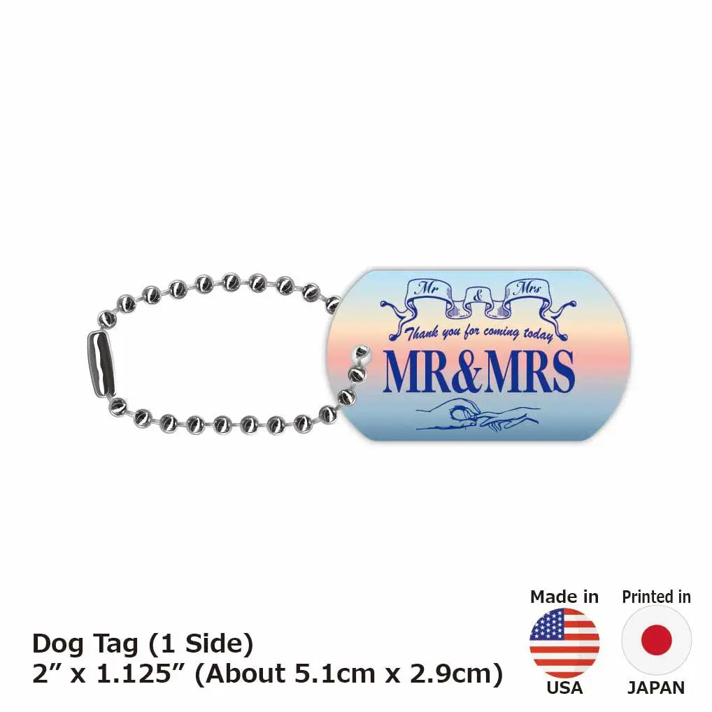 【Medaglietta identificativa per cani/Dog tag】Sunrise/Portachiavi personalizzato a forma di targa americana originale