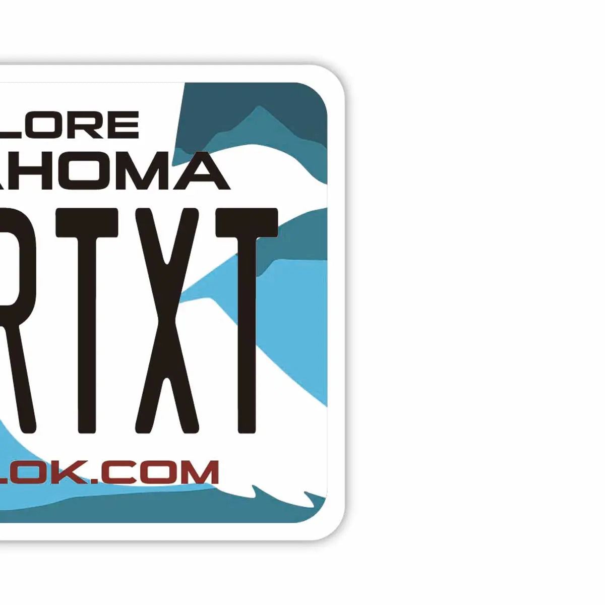 【Mirror Tag】Oklahoma/Deodorante per auto a forma di targa americana originale