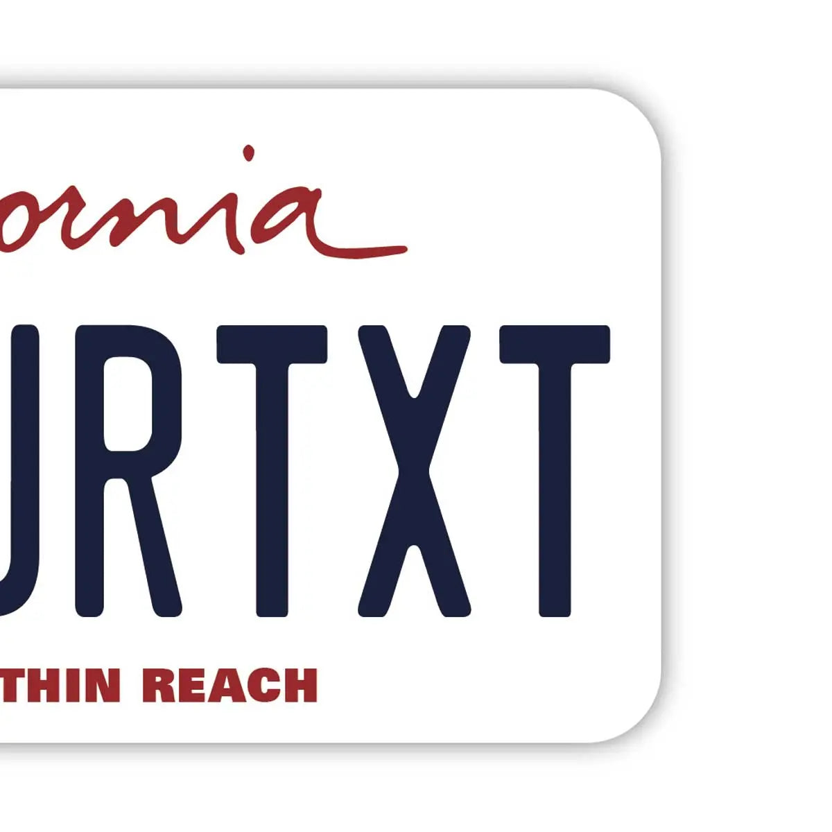 【Etichetta per bagagli】California - San Francisco/Originale a forma di targa americana, elegante, per prevenire lo smarrimento