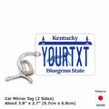 【Profumo per auto】Kentucky/Deodorante per auto a forma di targa americana originale