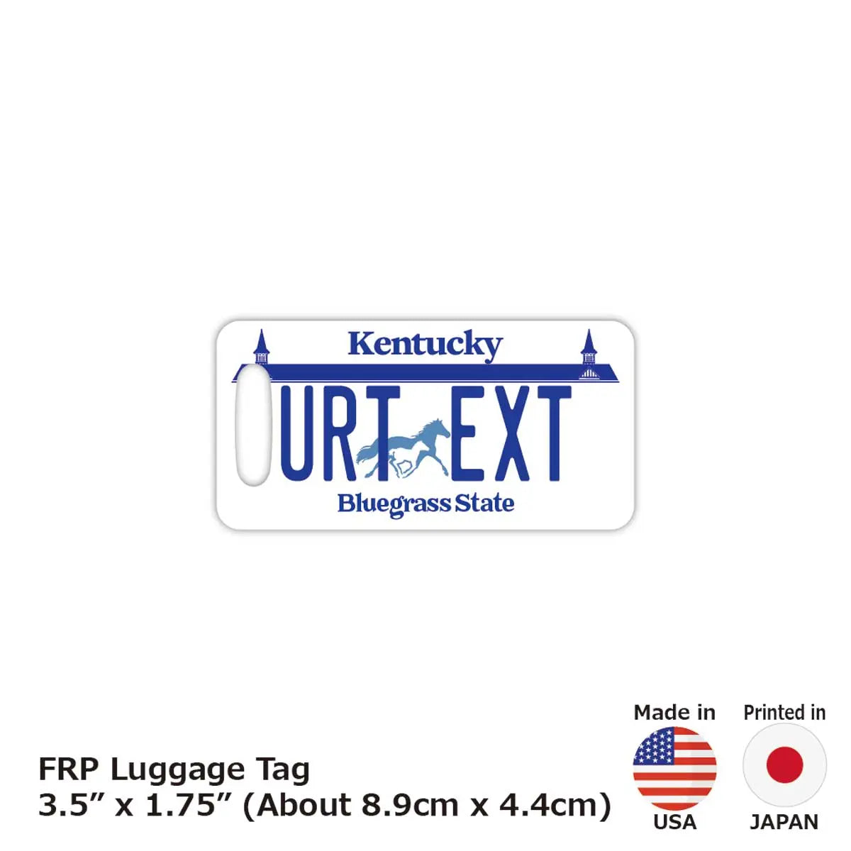 【Etichetta per bagaglio】Kentucky/Targhetta americana originale - Elegante - Anti-smarrimento