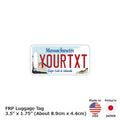 【Targhetta per bagaglio】Massachusetts Cape Cod / Design originale targa americana, elegante, per evitare smarrimenti