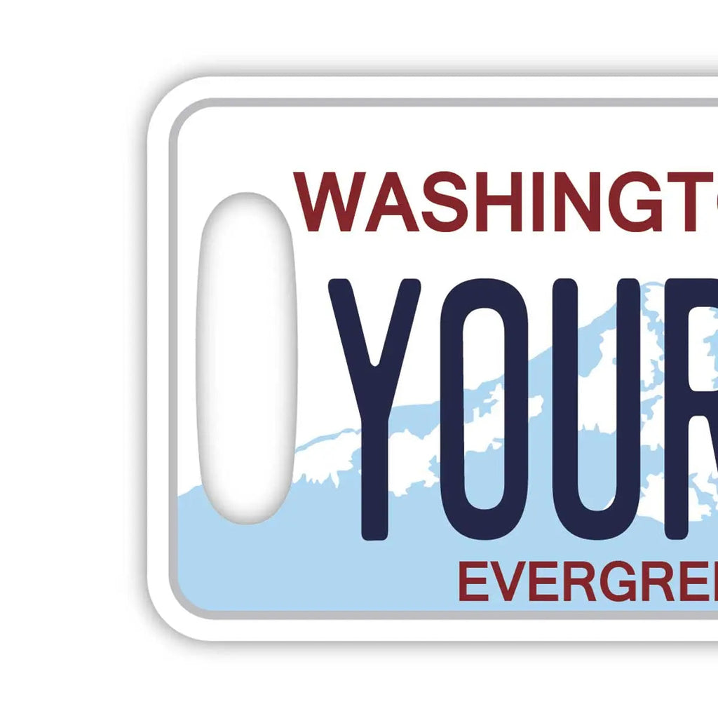 [Etichetta per bagaglio] Washington / Targa americana originale - Elegante - Anti-smarrimento