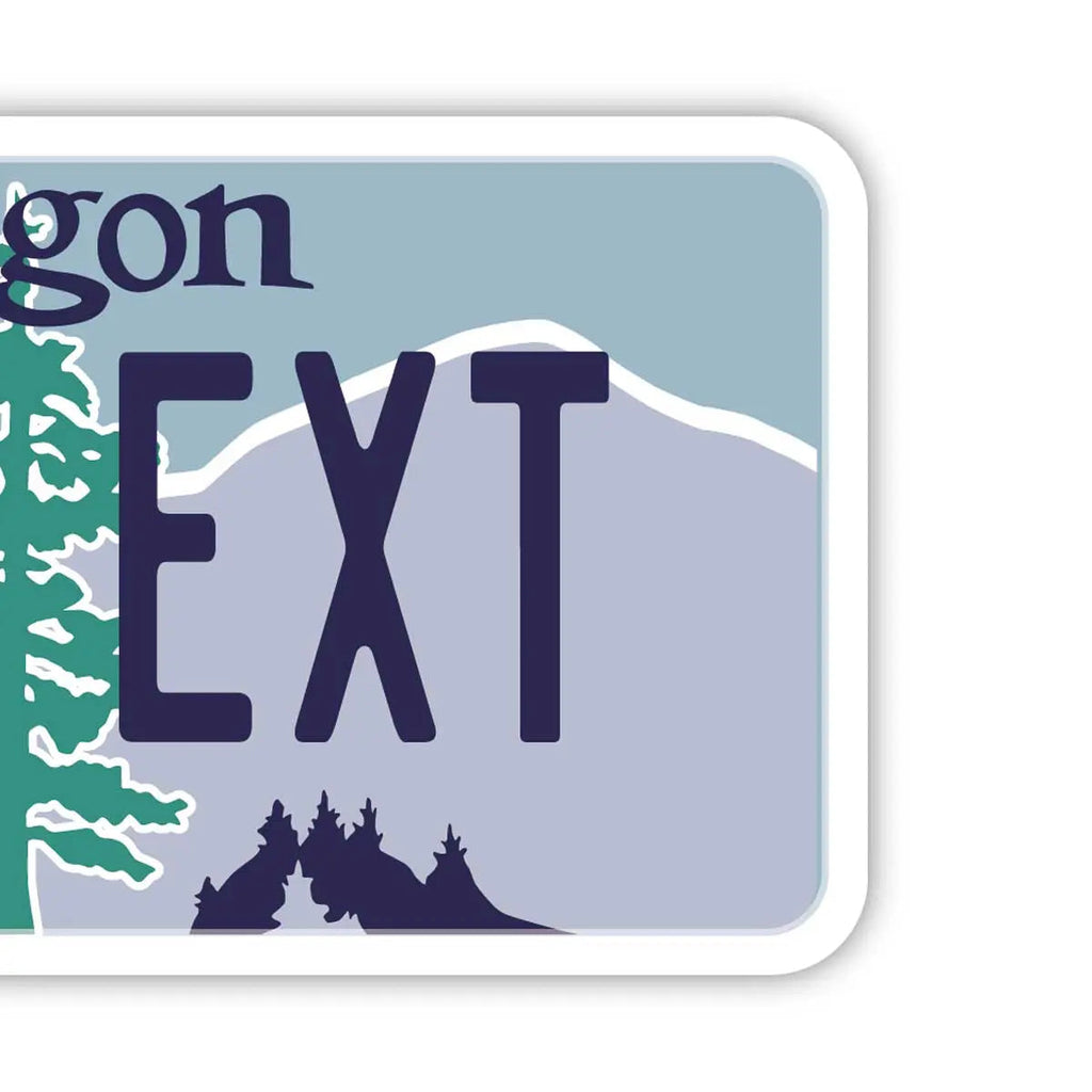 [Etichetta per bagaglio] Oregon/Originale targa americana a forma di targa, elegante, tag anti-smarrimento