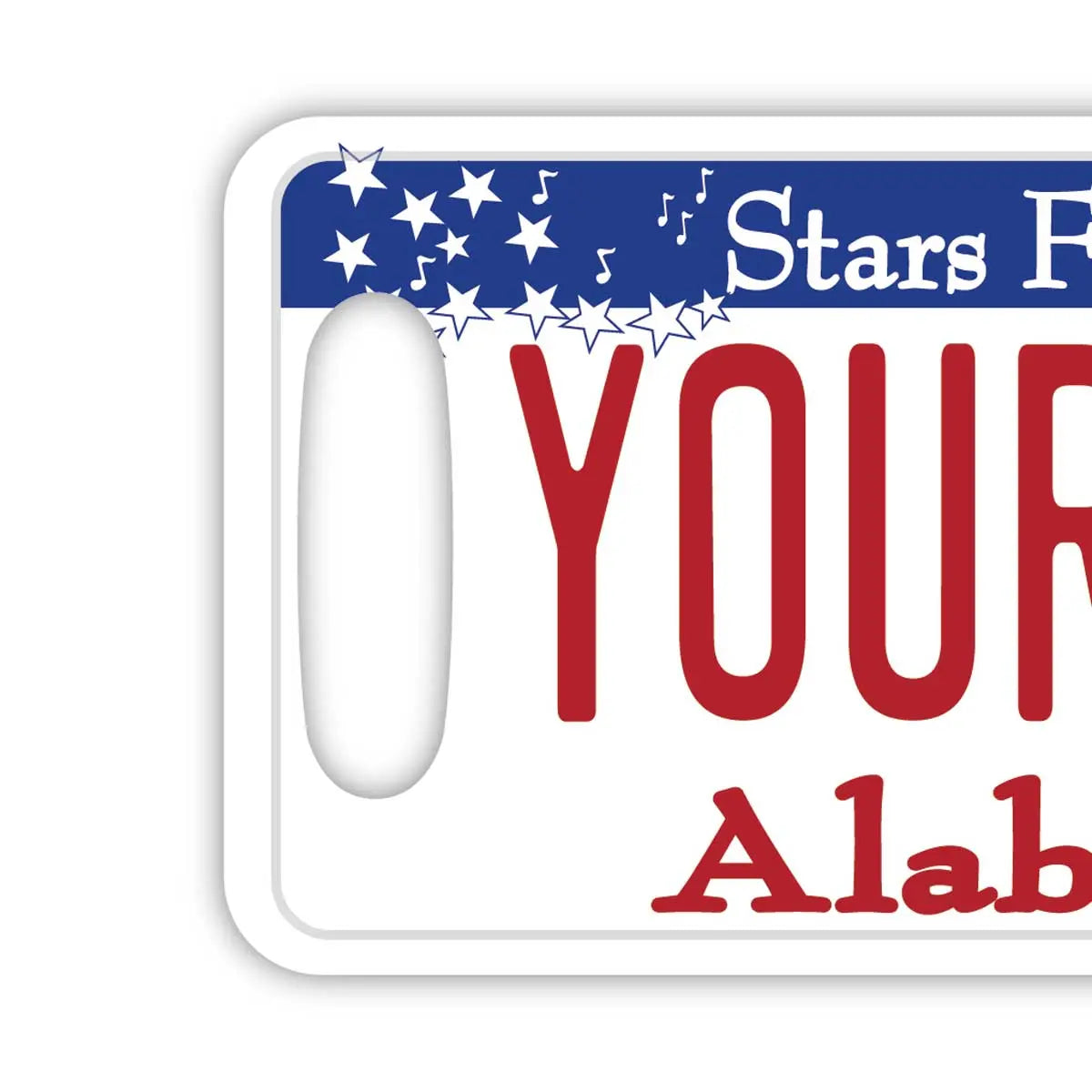 【Etichetta per bagaglio】Alabama/Targa americana originale - Elegante - Targhetta smarriti
