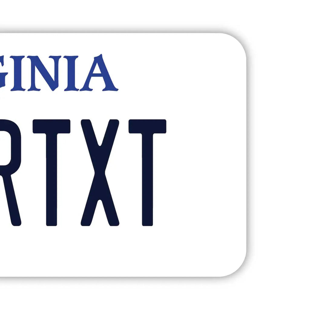 【Targhetta per bagagli】Virginia/Originale, a forma di targa americana, elegante, tag anti-smarrimento
