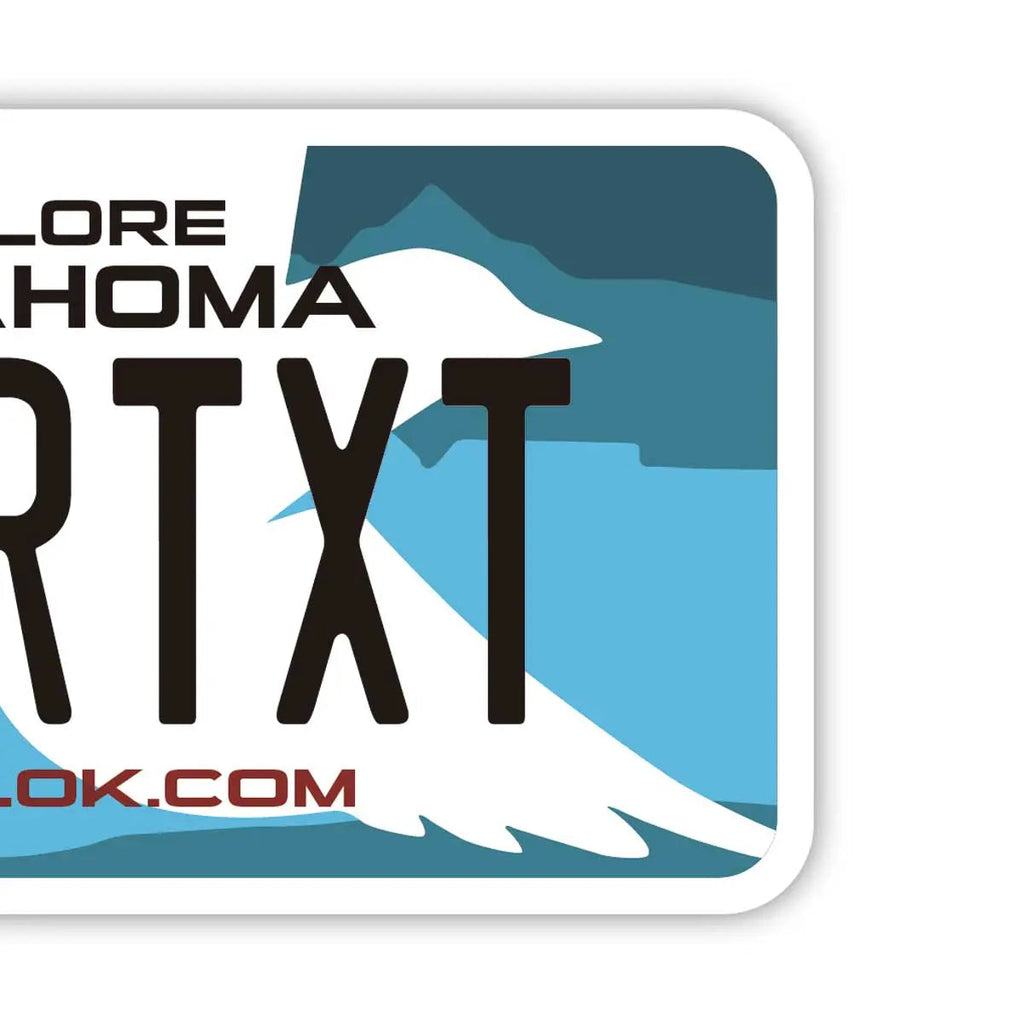 【Targhetta per bagagli】Oklahoma/Originale a forma di targa americana, elegante, anti-smarrimento