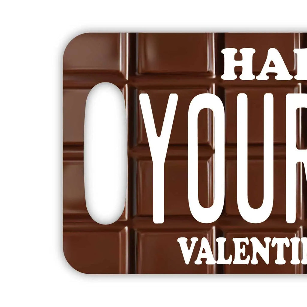 [Targhetta per bagaglio] Tavoletta di cioccolato (San Valentino) / A forma di targa americana originale, elegante, anti-smarrimento
