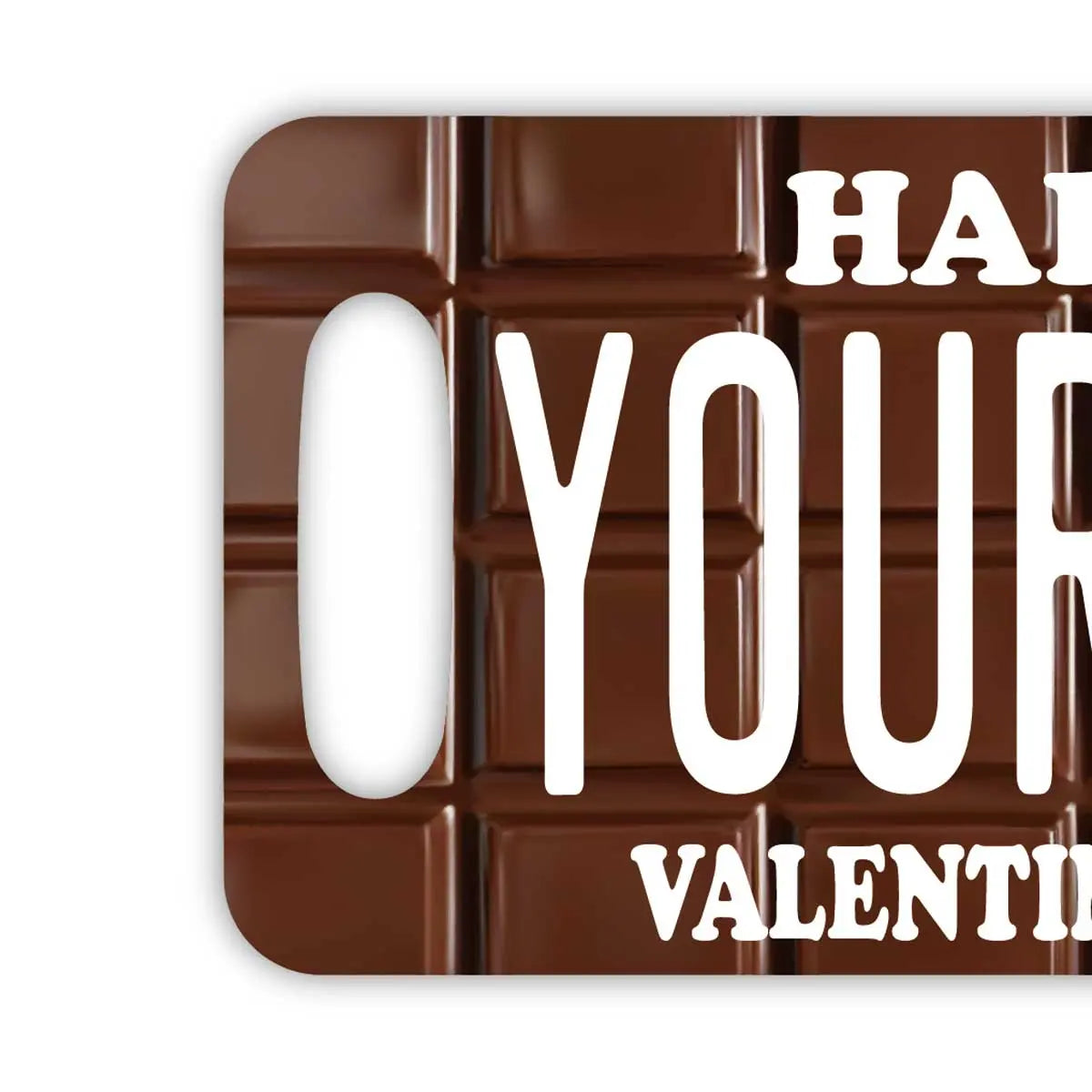 [Targhetta per bagaglio] Tavoletta di cioccolato (San Valentino) / A forma di targa americana originale, elegante, anti-smarrimento